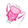 18 Inch Baby Doll Carrier - Pink Cotton Adjustable Strap for Little Girls, Portable and Comfortable Doll Accessory for Travel and Play, Without view 4