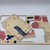Gainst Friends Wooden Assembled House of Wooden Cards 9 7 5 inch Dimensions After Assembly for Adults(Blue) view 4