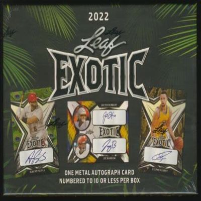 2022 Leaf Exotic Multi Sports Edition Hobby Box