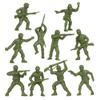 BMC Classic OD Green Plastic Army Men - 40pc WW2 Soldier Figures - Made in USA view 3