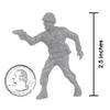 BMC Classic Plastic Army Men - 40pc Gray WW2 Soldier Figures - Made in USA view 2