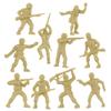 BMC Classic Tan Plastic Army Men - 40pc WW2 Soldier Figures - Made in USA view 3