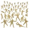 BMC Classic Tan Plastic Army Men - 40pc WW2 Soldier Figures - Made in USA view 4