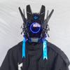 MAKSJIUCosplay Halloween Party Mask, Street Photography Cos Props Mask, LED Light-emitting Punk Mask view 4