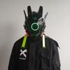 MAKSJIUCosplay Halloween Party Mask, Street Photography Cos Props Mask, LED Light-emitting Punk Mask view 4