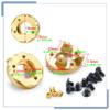 Zolikar 2PCS RC Brass Front Steering Knuckles Set for Kyosho Mini Z 4x4 1/18 Scale Jimny 1/24 Scale Wrangler view 4