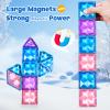 BENOKER Castle Magnetic Tiles, 3D Building Blocks STEM Educational Kids Toys for Pretend Play, 3 4 5 6 7 8 Year Old Birthday Gifts for Boys and Girls, Preschool Learning Toys for Christmas view 2