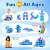 BENOKER Castle Magnetic Tiles, 3D Building Blocks STEM Educational Kids Toys for Pretend Play, 3 4 5 6 7 8 Year Old Birthday Gifts for Boys and Girls, Preschool Learning Toys for Christmas view 4