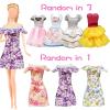 20 Pcs Doll Clothes and Accessories Handmade 3 Sequins Dresses 4 Fashion Dresses 3 Tops and Pants Casual Outfits 10 Shoes for 11.5 inch Girl Dolls in Random view 4
