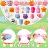 24 Pack Fillers Easter Eggs with Mochi Squishy Toys Surprise Mini Kawaii Animal Squishies Stress Relief Toys for Easter Basket Stuffers Hunt Theme Party Favors Classroom Prize Supplies view 4