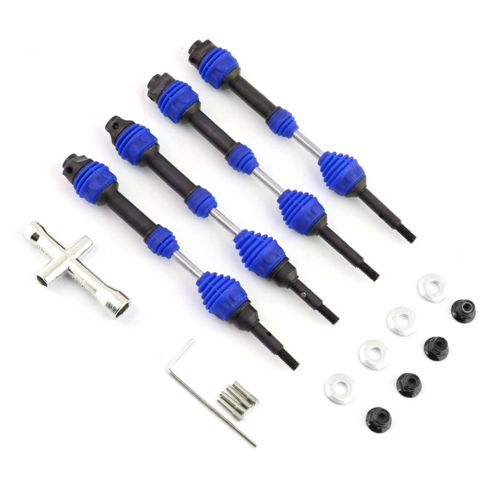 1/10 RC Car Front & Rear Drive Shafts Kits Upgrade Parts for TRAXXAS Hoss/Rustler/Slash/Stampede 4X4 2wd 1/10