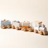 ibwaae Wooden Train Set for Baby Toys with Numbers and Blocks Train Toy 12 PCS for Toddler Boys and Girls 1 2 3 4 5 Birthday Toys view 1