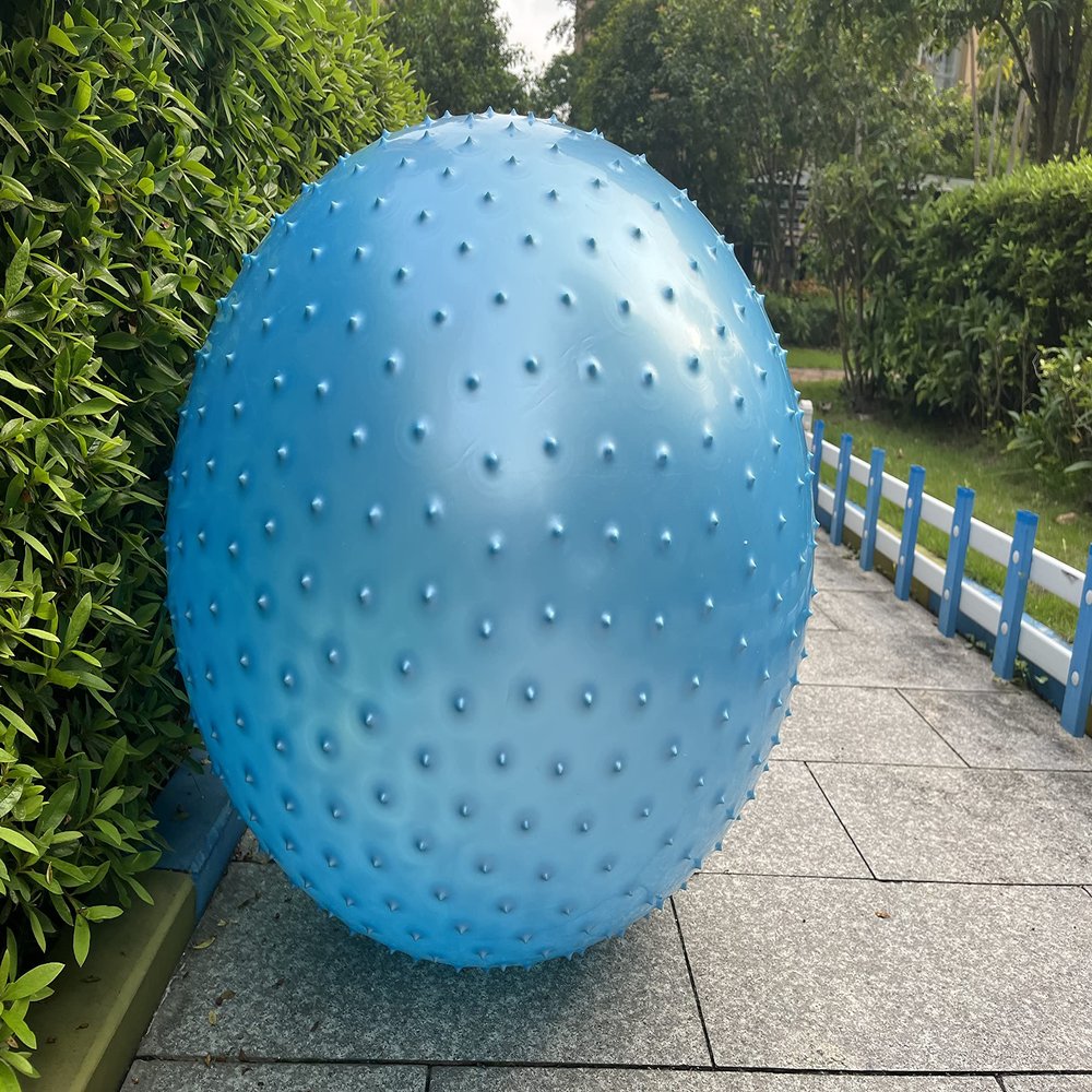 penepico Large Sensory Massage Ball for Kids, 33.5" 85CM Bouncy Exercise Balls for Toddlers, Big Inflatable Toys with Tactile Spikes, Outdoor Giant Yoga Ball, Large Beach Balls