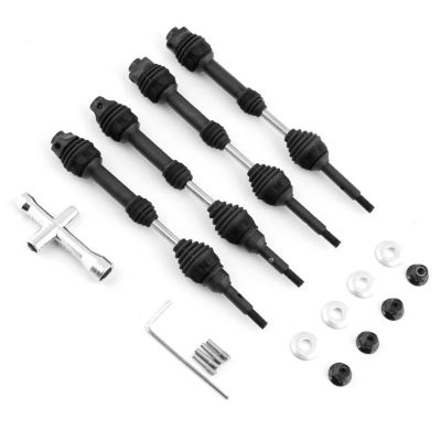 1/10 RC Car Front & Rear Drive Shafts Kits Upgrade Parts for TRAXXAS Hoss/Rustler/Slash/Stampede 4X4 2wd 1/10