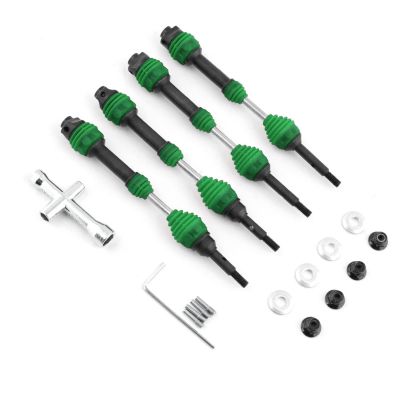 1/10 RC Car Front & Rear Drive Shafts Kits Upgrade Parts for TRAXXAS Hoss/Rustler/Slash/Stampede 4X4 2wd 1/10