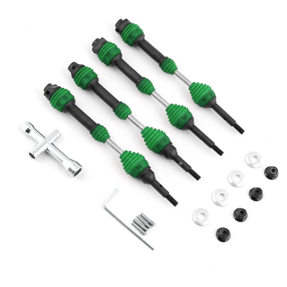 1/10 RC Car Front & Rear Drive Shafts Kits Upgrade Parts for TRAXXAS Hoss/Rustler/Slash/Stampede 4X4 2wd 1/10
