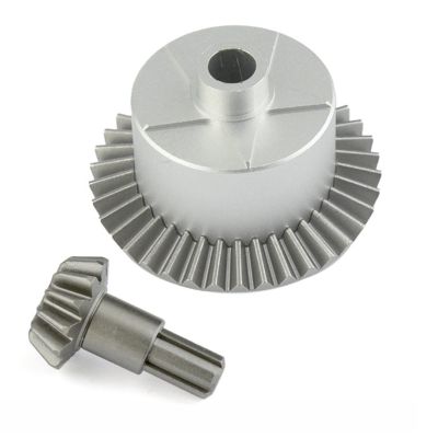 Gear Differential Case, 1/10 RC Car Gear Differential Case Front/Rear Steel Differential Gear Kits Replacement for ARRMA Senton Kraron 1/10 RC Car