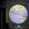 Globe 16.5in World Globe Led Light Large Lighting with Silver Stand Antique Globe for Teaching Office Supplies Decorative Globe Globe for Decor view 2
