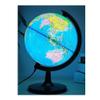 Globe 7.8 Inch World Globe Blue Ocean Globe with Black Base Lighted World Map Kids Smart Globe Office Decoration Globe Globe for Decor view 1
