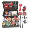Battling Top Set 12 Spinning Tops 3 Two Way Launchers 1 Handle Gyro Game with Storage Box Gift for Kids,Boys view 2
