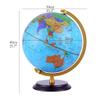 Globe 32cm/12.5in World Globe with Stand 360 Swivel Perfect Desktop Home Office Decoration Globe for Adults and Kids Globe for Decor view 2