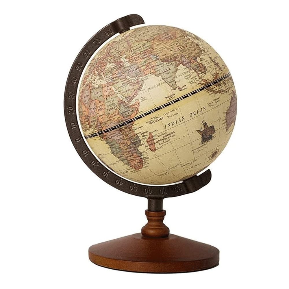 OLOTU Globe The Latest World Globe Retro English Globe High-Definition Fonts to Protect Eyesight A Variety of Sizes Optional Globe Globe for Decor