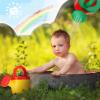 Sosation 12 Pieces Watering Can for Kids Bath Buckets Toys Play Sand Toys Plastic Small Watering Pot with Handles for Childrens Gardening Tools Beach Playing Sand(Basic Style) view 4