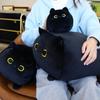 Black Cat Plush Toy Black Cat Pillow,16" Soft Fat Black Cat Stuffed Animals Cat Plushie, Kawaii Plush Pillow Cushion Cat Throw Pillow, Stuffed Cat Toys for Kids Birthday Girlfriend Valentines Gift view 4