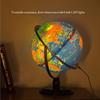 OLOTU Globe Newest World Globe 3D Lighted Illuminated Globe with Wooden Stand Kids Adult Learning Globe Diameter 7.7 Inches Globe for Decor view 4