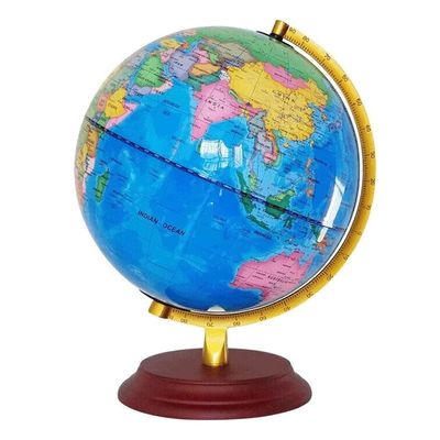 Globe Elegant Retro World Globe Desktop Desk Table Lamp for Kids Small Geography Globe Office Decoration Globe Globe for Decor