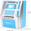 BKstar Blue ATM Piggy Bank for Real Money for Kids/Boys with Power-Off Memory, Debit Card, Onekey Shutdown, Coin Recognition, Target Setting, Bill Feeder, Balance Calculator, Savings Machine Box view 4