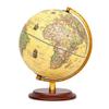 OLOTU Globe World Globe Wooden Base Illuminated Globe 12.5 Inch Retro Tabletop Rotating Earth Geography Globe Kids Decorative Globe Globe for Decor view 1