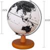 OLOTU Globe Newest World Globe Stainless Steel arc and Base, Metal Black and White Globe Table Decoration Home Office Display Globe Globe for Decor view 2