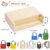 Woodtoe 8 PCS Montessori Lock and Key Toy, Montessori Toys for Toddlers 3 4 5 Year Old, Kids Tool Set, Montessori Materials Preschool Learning Sensory Toy, Fine Motor Skill, Christmas Toys for Kid 3-6 view 4