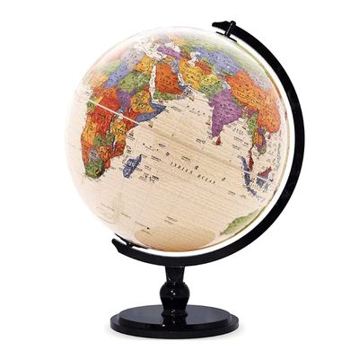 OLOTU Globe 12.5 Inch World Globe Creative with Black Stand Desktop Political Globe Classroom Globe World Globe Adult and Kids Globe Globe for Decor