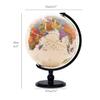 OLOTU Globe 12.5 Inch World Globe Creative with Black Stand Desktop Political Globe Classroom Globe World Globe Adult and Kids Globe Globe for Decor view 2