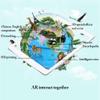 OLOTU Globe World Globe 4 in 1 Interactive Globe Led Night Light Constellation Ar Educational Globe with Metal Stand Smart Globe Globe for Decor view 4