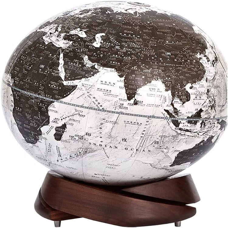OLOTU Globe The Latest World Globe Base Globe Children's Education World Globe Adult Desktop Globe with Bracket Chinese and English Globe for Decor
