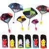 VOMAOK 6 Pack Parachute Toy Outdoor Hand Throw Flying Toys for Kids Boys Girls Easter Basket Stuffers Gifts view 1