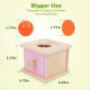 Adena Montessori Infant Toddlers Coin Box Montessori Toys for 6-12 Months Babies 1 Year 2 Year Old (2 in 1,Coin&Ball, Pink Door) view 3