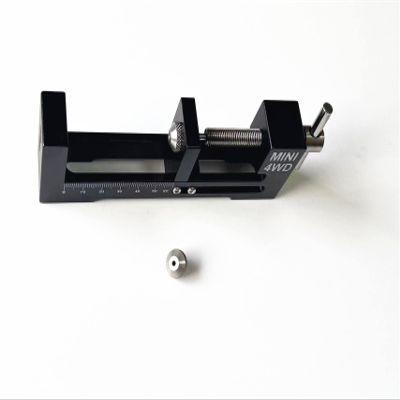Aluminum Alloy 4WD Tire Loader with Bearing Aluminum Alloy 4WD Tire Loader Tamiya Mini 4WD Tool Large/Small Tool DIY Parts (Black, Second Generation)