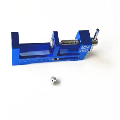 Aluminum Alloy 4WD Tire Loader with Bearing Aluminum Alloy 4WD Tire Loader Tamiya Mini 4WD Tool Large/Small Tool DIY Parts (Blue, Second Generation)