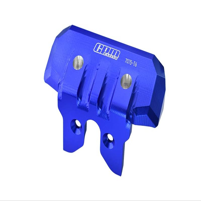 GPM Upgrades Aluminium 7075-T6 Front Bumper For 1/8 4WD Sledge Monster Truck (95076-4) Rc Cars (blue)