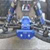 GPM Upgrades Aluminium 7075-T6 Front Bumper For 1/8 4WD Sledge Monster Truck (95076-4) Rc Cars (blue) view 4