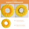 LUOZZY 2pcs Sunflower Headgear Funny Flower Costume Yellow Flower Headgear Performance Costume Photo Prop for Party Festival Kids (16.5 INCH / 42 CM) view 3