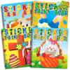 90shine 4PCS Easter Crafts for Kids Ages 4-8 Sticker Books - Basket Stuffer Gift Includes Bunny Egg Chick Gnome and More Designs Create 40 Pictures view 1