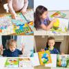 90shine 4PCS Easter Crafts for Kids Ages 4-8 Sticker Books - Basket Stuffer Gift Includes Bunny Egg Chick Gnome and More Designs Create 40 Pictures view 3