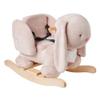 Nattou Rocking Horse Animal for Children, Rabbit Pomme, 10-36 Months, 60 x 30 x 45 cm, Pink, 485203 view 1
