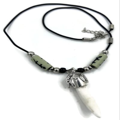 Alligator Tooth Necklace GT64 Gator New Orleans Louisiana Cajun Creole Voodoo Bayou Genuine