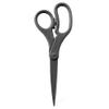 JAM Paper Precision 8-inch Stainless Steel Multi-Purpose/Heavy Duty Scissors, Pointed Tip, Grey (342GYZ) view 1